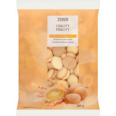 Tesco Piškoty 240 g – Zbozi.Blesk.cz