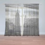 Sablio Záclony Manhattan: 2ks 150x250cm – Zboží Mobilmania