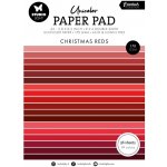 Blok barevných papírů Studio Light, A5, 36 l. - vánoční odstíny červené – Zboží Dáma
