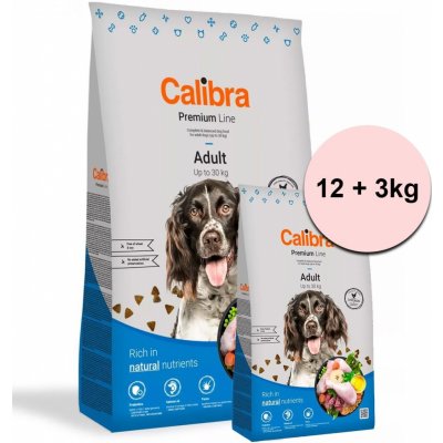 Calibra Dog Premium Line Adult Chicken 15 kg – Zboží Mobilmania