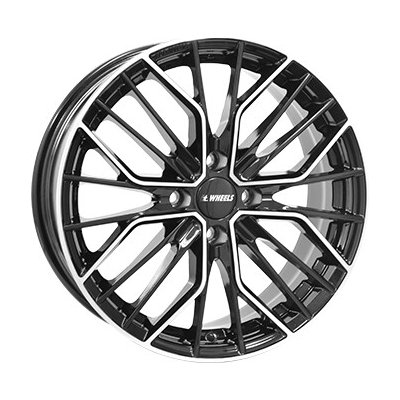 IT WHEELS TIARA 4 7x17 4x100 ET44 gloss black polished – Sleviste.cz