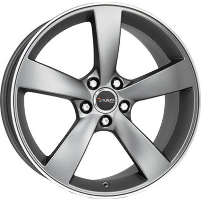 Avus Racing AF10 10x21 5x112 ET18 matt anthracite polished – Hledejceny.cz