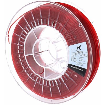 Kimya PETG-S Red Clear, 1,75 mm, 750 g – Zboží Živě