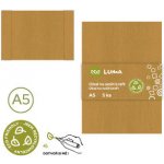 LUMA Obaly na sešity ECO A5 kraft 5 ks – Zboží Dáma