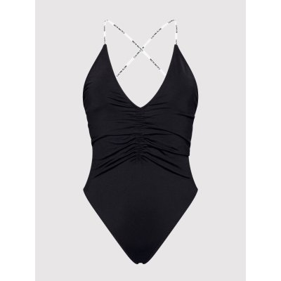 Calvin Klein dámské jednodílné plavky s vyztuženými košíčky černé