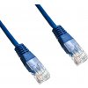 síťový kabel Datacom 1493 Kabel CAT5E, UTP, 0,25m, modrý