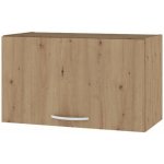DECODOM Skříňka kuchyňská Nela H 60 N, horní nízká, 1x dvířka plná, dub artisan – Zboží Dáma
