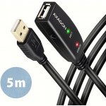 Axagon ADR-205, USB 2.0 A-M na A-F aktivní prodlužovací / repeater, 5m – Zboží Živě