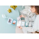 GNZ1 Party Deco Girlanda s rámčekmi na fotografie Baby-Boom 10,5x15cm Modrá – Zboží Mobilmania