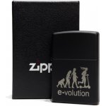 ZIPPO schwarz Media chrom gelasert "e-volution" HA – Hledejceny.cz