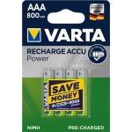 Varta Power AAA 800 mAh 4ks 56703101404 – Sleviste.cz