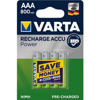 Varta Power AAA 800 mAh 4ks 56703101404