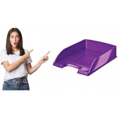 Leitz Wow plastový odkladač purpurový – Zboží Mobilmania