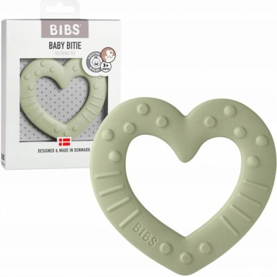 Bibs Baby Bitie Heart Sage – Zbozi.Blesk.cz