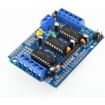 LaskaKit Arduino 4-kanálový motor driver shield L293D – Zbozi.Blesk.cz