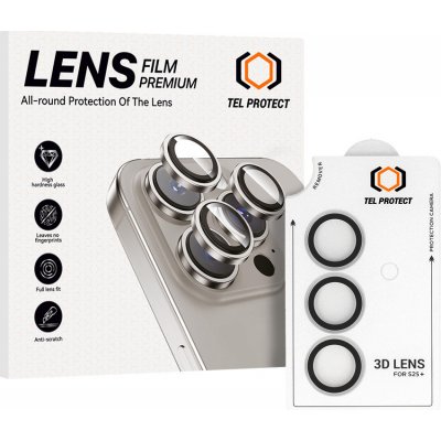 Tel Protect tvrzené sklo 3D Lens na fotoaparát pro Samsung Galaxy S25 transparent 137538 – Zboží Živě