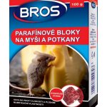 Rodenticid BROS parafínové bloky na myši a potkany 100g – Hledejceny.cz