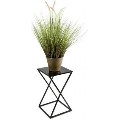 HowHomely Stojan na květiny 40x24 černá DD0113 – Zboží Dáma