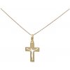 Přívěsky Beny Jewellery Zlatý Přívěsek Kříž k1200835