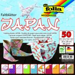 Folia Bringmann Origami papír Japan 80g/m2 20 x 20 cm 50 ks – Zboží Dáma