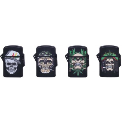 RASTA SKULLS JET FLAME Lighter zapalovač s tryskou – Zbozi.Blesk.cz
