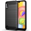 Pouzdro a kryt na mobilní telefon Samsung Pouzdro Forcell CARBON Case Samsung Galaxy A01 černé