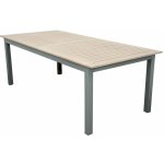 Doppler EXPERT WOOD antracit rozkládací hliníkový stůl 150/210x90x75 cm – Zbozi.Blesk.cz