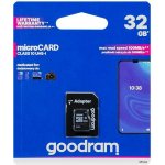Goodram microSDHC UHS-i 32 GB M1AA-0320R12 – Zboží Živě