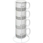 Secret de Gourmet Keramické šálky na stojanu LIFE 4 x 240 ml – Hledejceny.cz