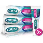 Corega fixační krém na zubní protézy Ochrana dásní 3 x 40 g – Zboží Dáma