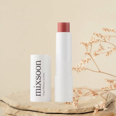 Mixsoon Vegan Melting Lip Balm 02 Dry Rose Veganský balzám na rty 4,1 g – Sleviste.cz