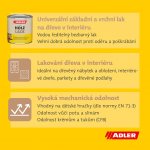ADLER Česko Möbel und Parkett Holzlack 0,375 l lesklý – Zboží Mobilmania