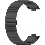 Drakero Kovový řemínek černý pro Huawei Watch Fit 3, 4 a 4 Pro 10507 – Zboží Živě
