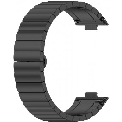 Drakero Kovový řemínek černý pro Huawei Watch Fit 3, 4 a 4 Pro 10507 – Zboží Živě