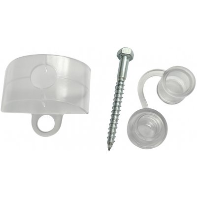 SADA 20-50 ks PRO VLNU 76/18 mm vrut, dist. podložka, PVC podložka s čepičkou – Zboží Mobilmania