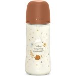 Suavinex Wonderland kojenecká láhev fyziologický průtok hnědá 360 ml – Hledejceny.cz