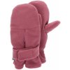 Kojenecká rukavice Sterntaler Rukavičky kojenecké PURE fleece suchý zip pastelově růžové 4301430