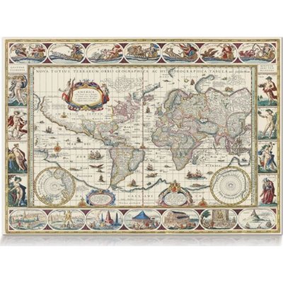Ochranná podložka na stůl Mapa světa 49,5x34,5 – Zboží Mobilmania