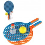 Teddies Sada na soft tenis 2 pálky plast 40cm + míček, košíček v síťce – Hledejceny.cz