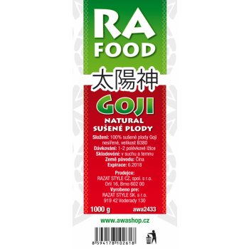 Ra Food Goji natural 1000 g