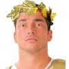 Karnevalový kostým Římský věnec z listí zlatý