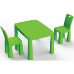 Doloni set Dětský stůl a 2 židle zelená – Zbozi.Blesk.cz
