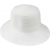 Klobouk Biju Dámský slaměný klobouk s proužky 9001605-1 bílý