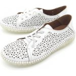 Klop dámské kožené polobotky 032 1654 bílé Bílá – Hledejceny.cz