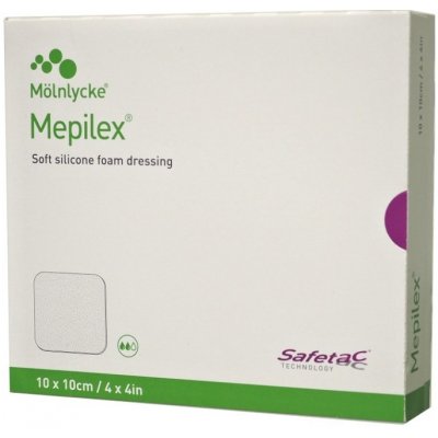 Mepilex Krytí absorbující silikonové sterilní 10 x 10cm 5 ks 294100 – Zboží Mobilmania