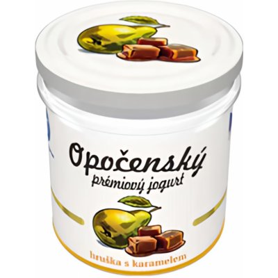 Bohemilk Opočenský prémiový jogurt hruška s karamelem 150 g – Zboží Dáma