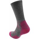 Karrimor merino Fibre Lightweight Walking Socks Ladies Grey/Fuchsia