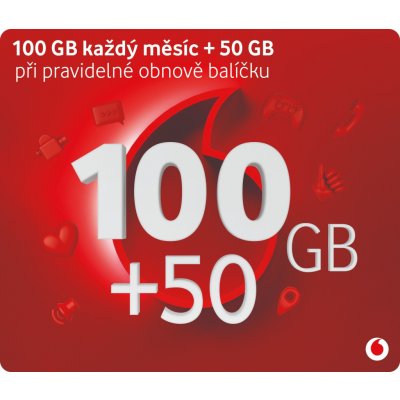 Vodafone GIGA Karta 100GB SK48A196 – Zboží Živě