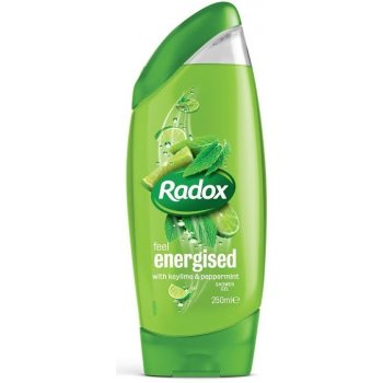 Radox Feel Refreshed Feel Energised sprchový gel Keylime & Peppermnit 250 ml
