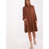Dámské šaty Italy Moda košilové šaty dhj-sk-15506a.94p-light brown Hnědé